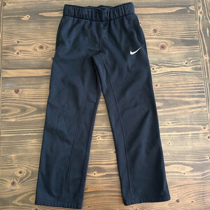 Girl's Nike Black White Dri-FIT Track Pants Joggers Size S
